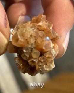 100 pièces de lots de cristaux d'aragonite rouge de 1 pouce