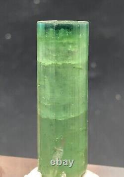 10,60 grammes de magnifique morceau de cristal de tourmaline de couleur verte en provenance d'Afghanistan