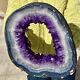 10.91lb Améthyste Naturelle Géode De Cristal De Quartz Pièce Coupée à La Main Spécimen De Guérison