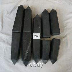 10 Pièces Shungite Naturel Protéger Radiation Crystal Point Tower Healing Russie