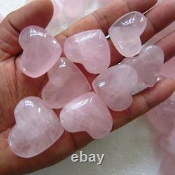 150 Pièces (7.7lb) Crystal À Quartz À Rose Naturel Guérison Cardiaque