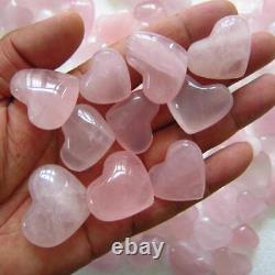 150 Pièces (7.7lb) Crystal À Quartz À Rose Naturel Guérison Cardiaque