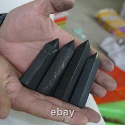 15 Pièces Shungite Naturel Protéger Radiation Crystal Point Tower Healing Russie