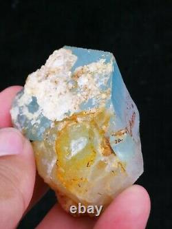 187 Grame Belle Couleur Bi Morganite Crystal's 2 Pieces De L'afghanistan