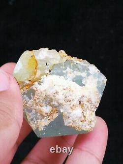 187 Grame Belle Couleur Bi Morganite Crystal's 2 Pieces De L'afghanistan