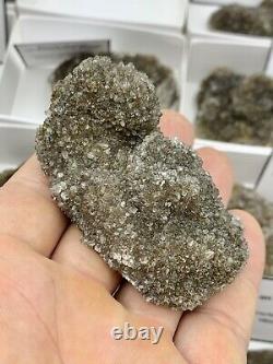 18 Pièces En Gros Plat De Haute Qualité Pétillant Ny Herkimer Diamond Druzy