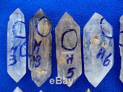 25g Pieces Rare Naturel Ont Déplacer Cristal Water Point Specimens