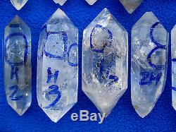 25g Pieces Rare Naturel Ont Déplacer Cristal Water Point Specimens