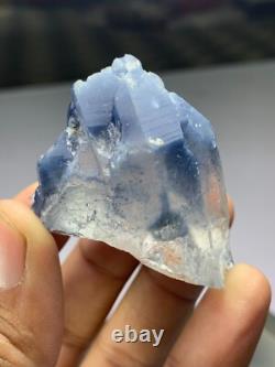 261 Carats Jolie Pièce de Cristal de Quartz Bleu d'Afghanistan