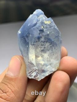 261 Carats Jolie Pièce de Cristal de Quartz Bleu d'Afghanistan