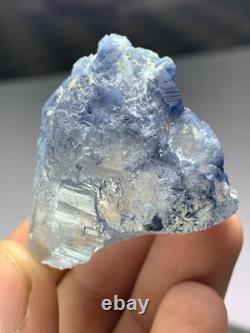 261 Carats Jolie Pièce de Cristal de Quartz Bleu d'Afghanistan