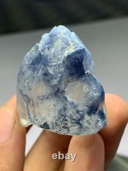 261 Carats Jolie Pièce de Cristal de Quartz Bleu d'Afghanistan