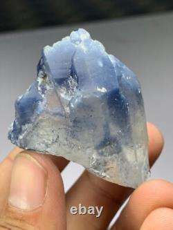 261 Carats Jolie Pièce de Cristal de Quartz Bleu d'Afghanistan