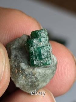 28 Pièces, 209 Grammes, Échantillons d'Émeraude de la Vallée de Swat, Pakistan