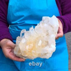 2Pièces 3260g Grosse Améthyste de Quartz Clair Blanc Spécimen Brut de Guérison 429
