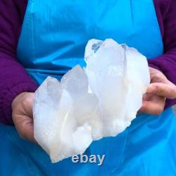 2Pièces 6.73LB Minéral Spécimen de Cristal de Quartz Clair en Grappes 425