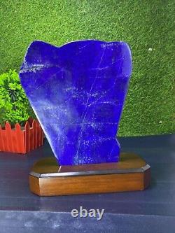 2,6 kg Nouvelle pièce déclarative de forme libre en lapis-lazuli naturel de haute qualité de 24 cm.