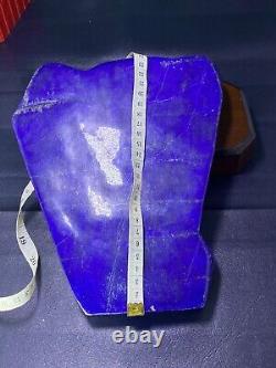 2,6 kg Nouvelle pièce déclarative de forme libre en lapis-lazuli naturel de haute qualité de 24 cm.