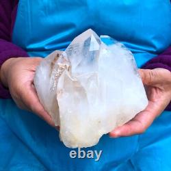 2 Pièces 3.78LB Spécimen de Casteau de Quartz Transparent Naturel Blanc 426