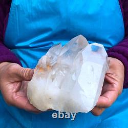 2 Pièces 3.78LB Spécimen de Casteau de Quartz Transparent Naturel Blanc 426