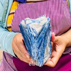 2 pièces 1960g Rare Cristal Bleu Kyanite Naturel Brut Spécimen Minéral 1917