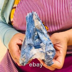 2 pièces 1960g Rare Cristal Bleu Kyanite Naturel Brut Spécimen Minéral 1917