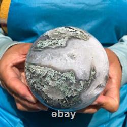 2 pièces 2330g Boule de Quartz Cristal Agate Aquatique Naturelle de Guérison 2093 2 pièces 2330g Boule de Quartz Cristal Agate Aquatique Naturelle de Guérison 2093