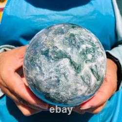 2 pièces 2550g Boule de Quartz Cristal Agate Aquatique Naturelle Guérison 2087