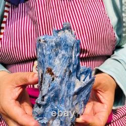 2 pièces 4,88LB Cristal Bleu Naturel Kyanite Brut Spécimen Minéral 1899