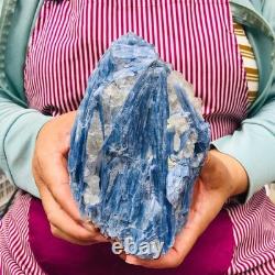2 pièces 5,91LB Cristal Bleu Naturel Kyanite Brut Spécimen Minéral 1900