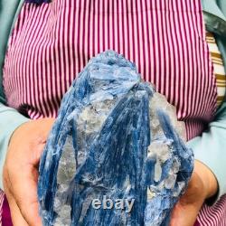 2 pièces 5,91LB Cristal Bleu Naturel Kyanite Brut Spécimen Minéral 1900