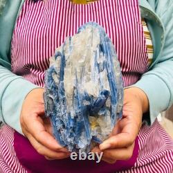 2 pièces 5,91LB Cristal Bleu Naturel Kyanite Brut Spécimen Minéral 1900