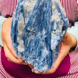 2 pièces 5,91LB Cristal Bleu Naturel Kyanite Brut Spécimen Minéral 1900