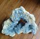 3143g Natural Beautiful Blue Celestite Crystal Geode Specimen, Pièce D'affichage