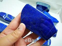 3800 Grams Top Qualité Lapis Lazuli Tambal Poli 11 Pièces De @ Afghn