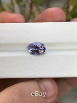 3.10cts Chauffée Tanzanite Cut Piece De Tanzanie