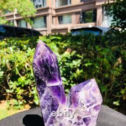 3 Pièces 2520g Cristal Violet Rêveur Naturel Multi-Pointe Pilliers de Guérison 1168