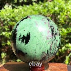 3 pièces 2530g Boule de Quartz Cristal Rouge-Vert Naturel Top Guérison 2071