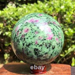 3 pièces 2530g Boule de Quartz Cristal Rouge-Vert Naturel Top Guérison 2071