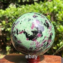 3 pièces 2530g Boule de Quartz Cristal Rouge-Vert Naturel Top Guérison 2071