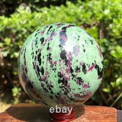 3 pièces 2530g Boule de Quartz Cristal Rouge-Vert Naturel Top Guérison 2071