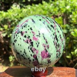3 pièces 2530g Boule de Quartz Cristal Rouge-Vert Naturel Top Guérison 2071
