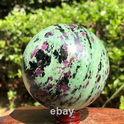 3 pièces 2530g Boule de Quartz Cristal Rouge-Vert Naturel Top Guérison 2071