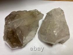 #490 Morceaux de cristal de quartz naturel (alias diamant Herkimer) de Fonda, NY