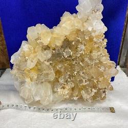 4,2 KG Spécimen de cristal de quartz clair naturel - Pièce déclarative de guérison en cristal