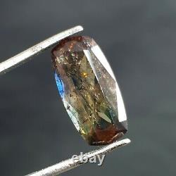 4.70ct Raret Collection Piece Green&blue Touch Axinite Top Faceted Gemstone@pak