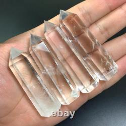 4 pièces de magnifiques cristaux de quartz, cristaux de quartz, cristal de quartz