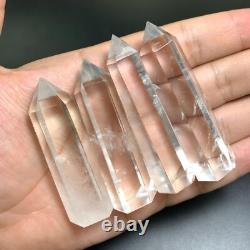 4 pièces de magnifiques cristaux de quartz, cristaux de quartz, cristal de quartz
