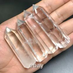 4 pièces de magnifiques cristaux de quartz, cristaux de quartz, cristal de quartz