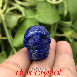 50pièces Vente En Gros Naturel Lapis Lazuli Jasper Skull 1 Quartz Crystal Skull